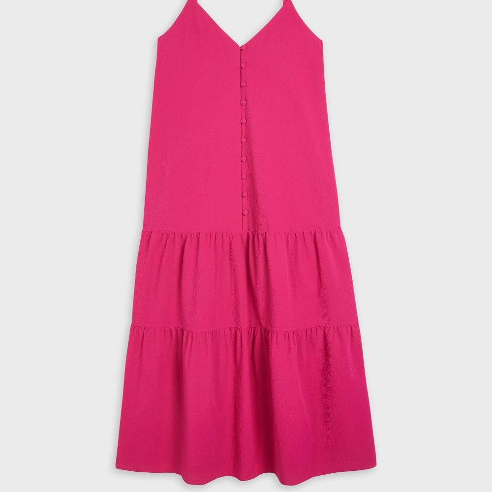 NEW-Size Large-Ted Baker Button Through Cami Dress